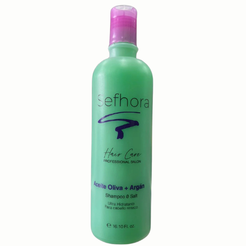 SHAMPOO ACEITE OLIVA Y ARGAN SEFHORA 16.10FL