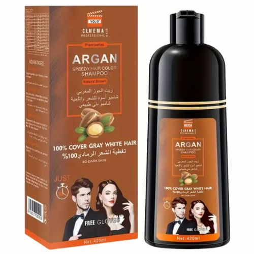 [CASA02CCLARO] SHAMPOO CON TINTE CAFE CLARO VOJO 420ML