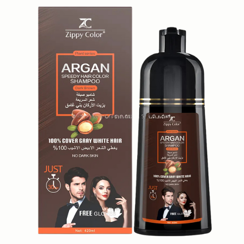 [CASA02COSCURO] SHAMPOO CON TINTE CAFE OSCURO VOJO 420ML