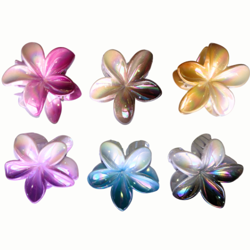 GANCHOS HAWAIANOS GRANDES COLORES DIFUMINADOS