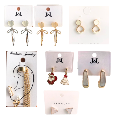 ARETES DORADOS EN FORMA DE GOTA