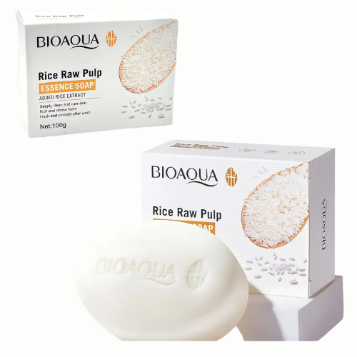 [SKNBQY] JABÓN DE ARROZ BIOAQUA ESSENCE ACLARANTEE