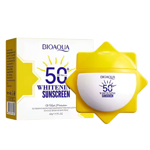 BLOQUEADOR SOLAR BIOAQUA EN FORMA DE SOL 50SPF