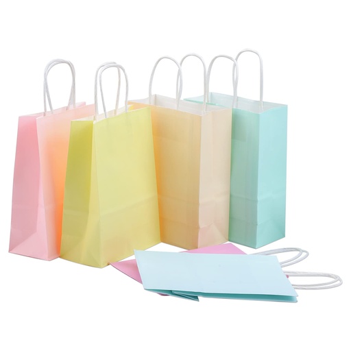 [493062B] BOLSAS DE PAPEL DE COLORES PASTEL 