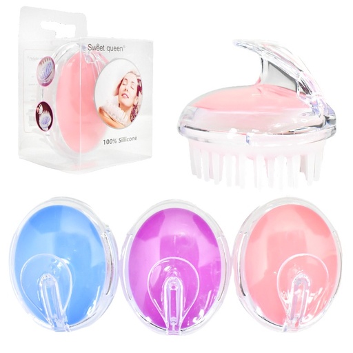 [5033032] CEPILLO MASAJEADOR DE CUERO CABELLUDO DE SILICONA