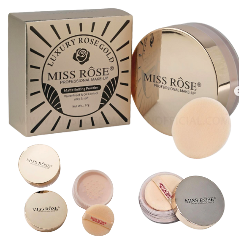 [7003072M3] POLVO FIJADOR MATTE IMPERMEABLE MISS ROSE