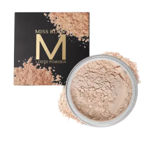 [7003031M] POLVO SUELTO TRASLUCIDO MISS ROSE CAJA NEGRA
