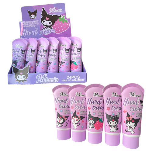 [GZ8120030] CREMA HIDRATANTE DE MANOS MIUNDO DE KUROMI TUBO LILA