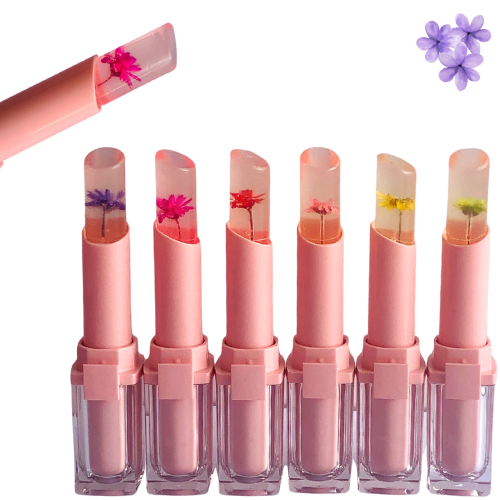 [FLORMK] BRILLO MÁGICO DE LABIOS CON FLOR MEIKE GLAMOR