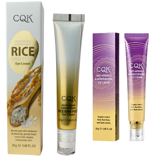 CONTORNO DE OJOS CQK DE ARROZ Y ACIDO HIALURÓNICO SURTIDOS 