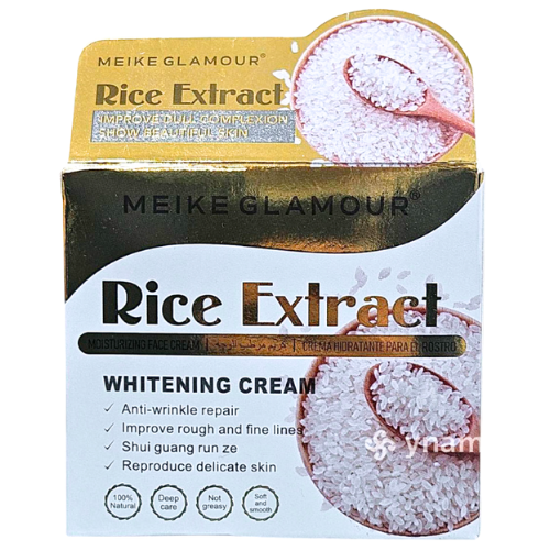 CREMA  ACLARADORA EXTRACTO DE ARROZ MEIKE GLAMOUR