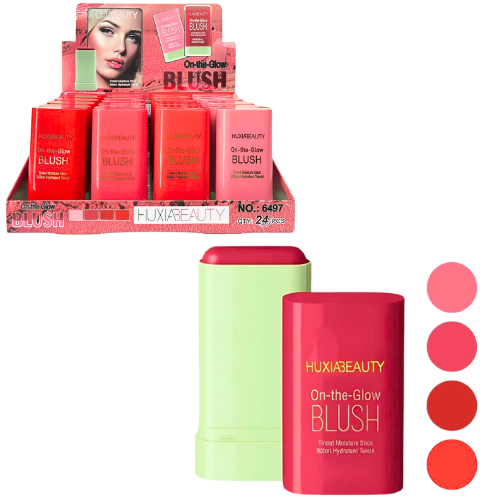 [6497] RUBOR DE ALTA PIGMENTACIÓN EN BARRA HUXIABEAUTY