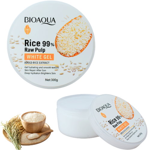 [744020] GEL ACLARANTE E HIDRATANTE BIOAQUA DE ARROZ 300 GRAMOS.