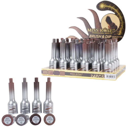 [MISSRBRUSH] POMADA BRUSH PARA CEJAS MISS ROSE 