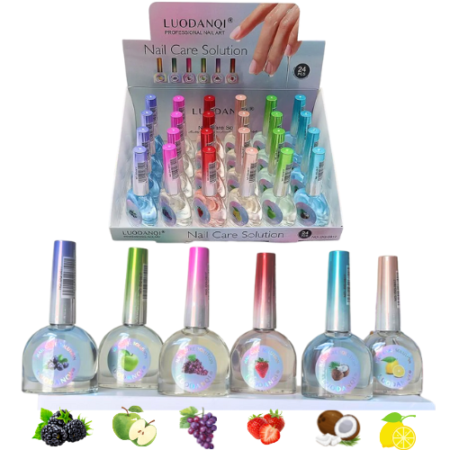 [DQ0817] BRILLO PARA UÑAS CON CALCIO Y AROMA FRUTAL LUODANQI