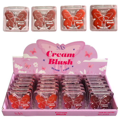 [RUBORSAS] RUBOR EN CREMA FORMA MARIPOSAS SAS