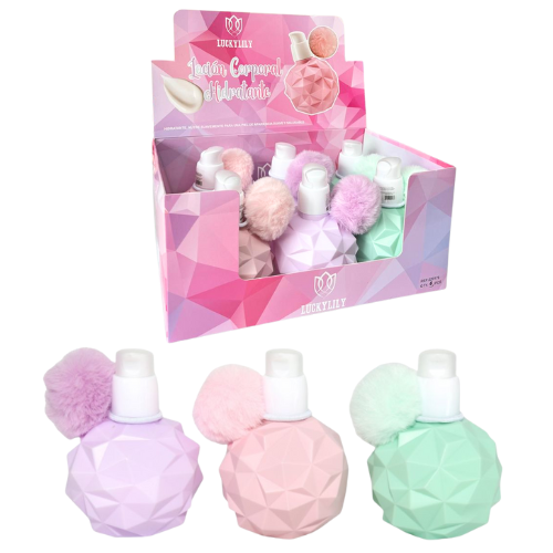 [220176] CREMA CORPORAL DE AROMAS VARIOS CON POMPOM