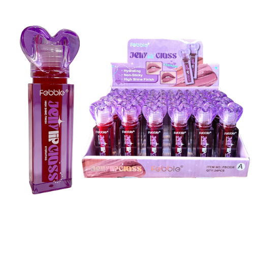 [FB036] LABIALES CON TAPA DE CORAZON FEBBLE 