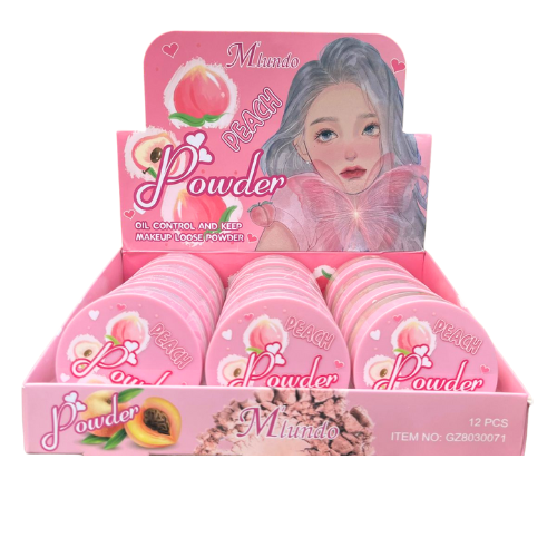 [GZ8030071] POLVO SUELTO CONTROL GRASA MIUNDO DE DURAZNO