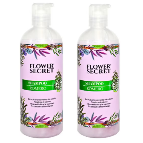 [XF82] SHAMPOO DE ROMERO PARA CABELLO 500ML FLOWER SECRET 