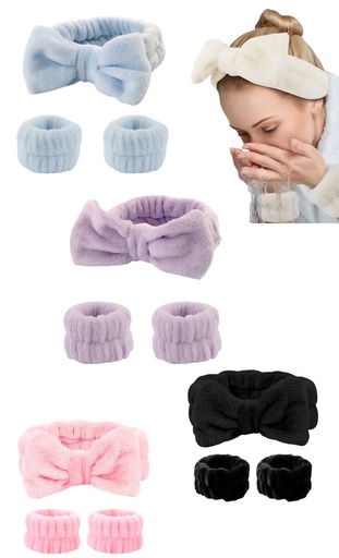 [B2365] SET DE BANDITA PARA EL CABELLO Y MUÑEQUERA