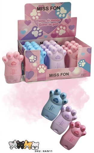 [HAN11] CREMA DE MANOS ESTILO HUELLITA DE GATO