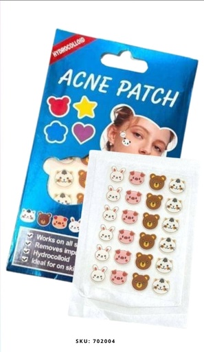 [702004] PARCHES PARA ACNE EN FIGURAS DE ANIMALITOS 