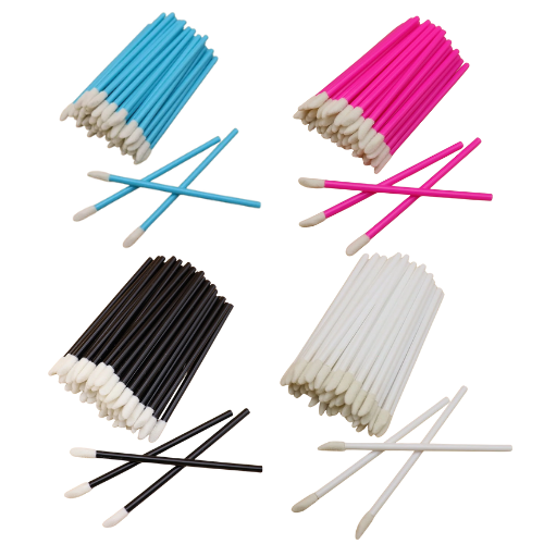 [1128318] PAQUETE DE APLICADORES DE LABIAL TIPO PINCEL COLORES SURTIDOS