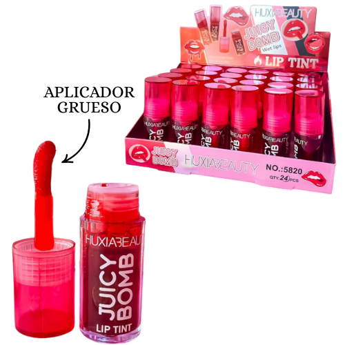 [LAB014] TINTAS PARA LABIOS JUICY BOMB HUXIA BEAUTY