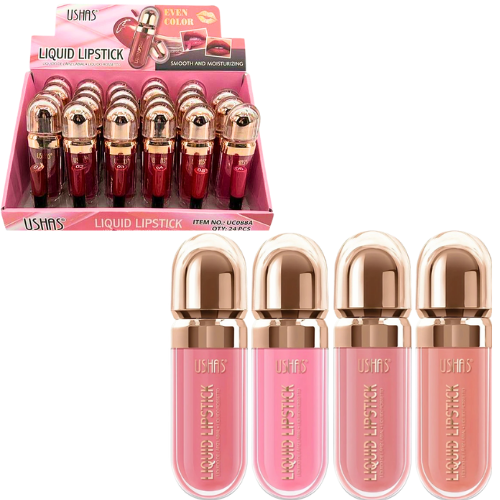 [LAB054] LABIAL LIQUIDO DUPE DE KIKO USHAS TONALIDADES NUDE