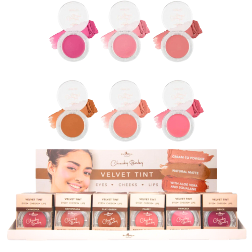 [RS624F] RUBOR CREMOSO DE ALTA PIGMENTACION ITALIA DELUXE VELVET TINT