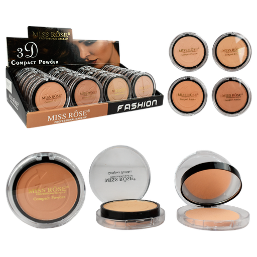 [7003022N] POLVOS COMPACTOS MISS ROSE SURTIDOS CUADRADOS Y CIRCULARES