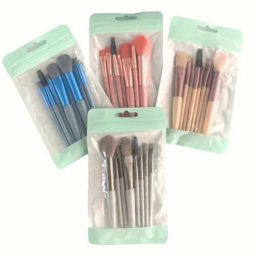 [RSS8MB] SET DE 8 MINI BROCHAS EN BOLSA TIPO ZIPLOC