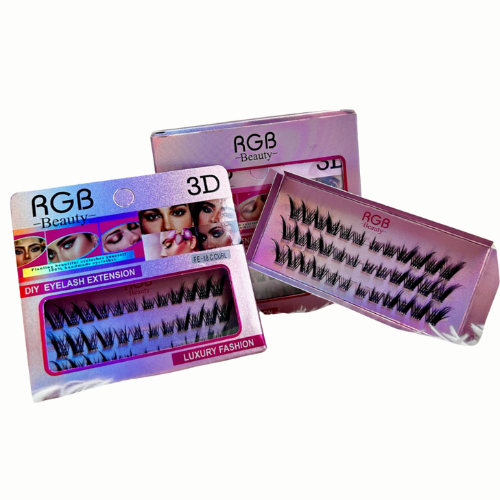 [OJFE19] SET DE PESTAÑAS EN RAMITO 3D MARCA RGB
