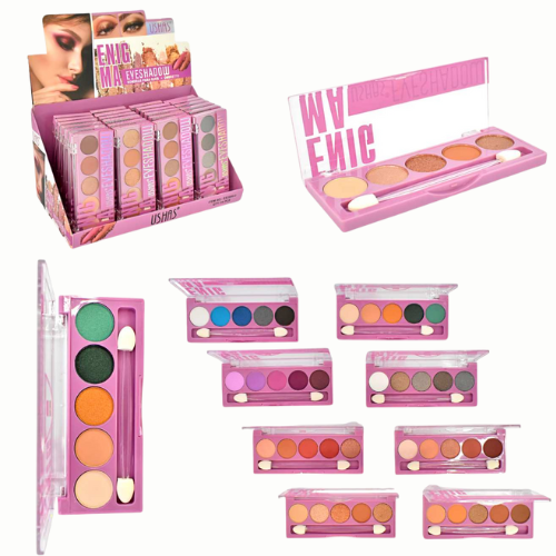 [OJES39] SET DE 4 COLORES DE SOMBRAS TONOS NUDE USHAS CON APLICADOR