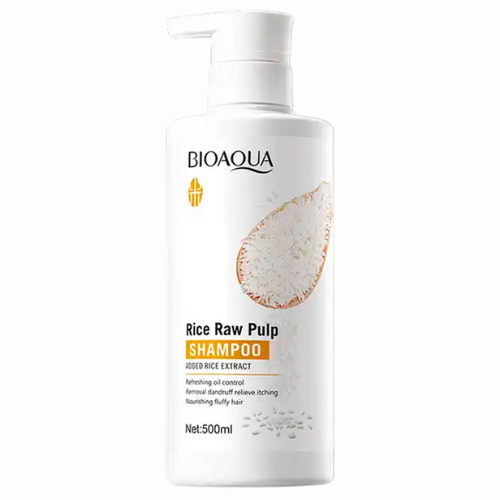 [CABQY5] SHAMPOO CON EXTRACTO DE ARROZ BIOAQUA 500ML