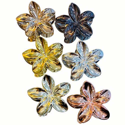 [G28384] GANCHOS HAWAIANOS PLATEADO, DORADO Y BRONCE